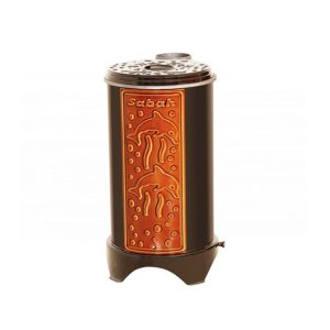 Sabah S15 Yuvarlak Kovalı Soba 36*60 Emaye Taclı