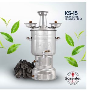 Semaver Sözenler 15 Litre Krom Kömürlü