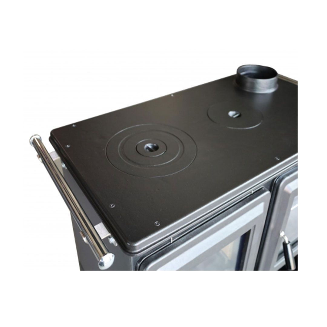 Sabah S108 Tuğlalı Döküm Fırınlı Şömine Soba - Görsel 2