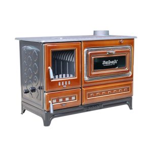 Sabah S11C Geniş Camlı Majolik Döküm Kuzine Soba