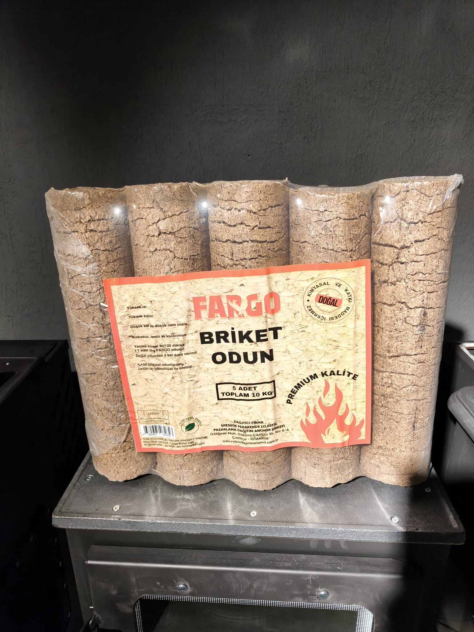 Sıkıştırılmış Pelet Sobası Odunu - Görsel 2