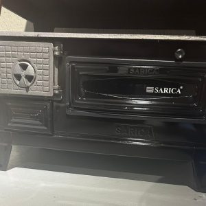 Sarıca Paçalı 40'lık Odunlu Kuzine (Siyah)