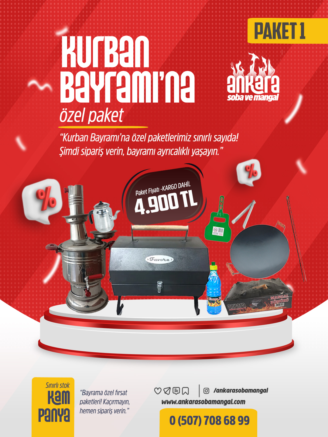Kurban Bayramı'na Özel 1.Paket